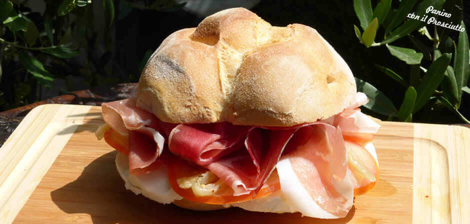 panino col prosciutto