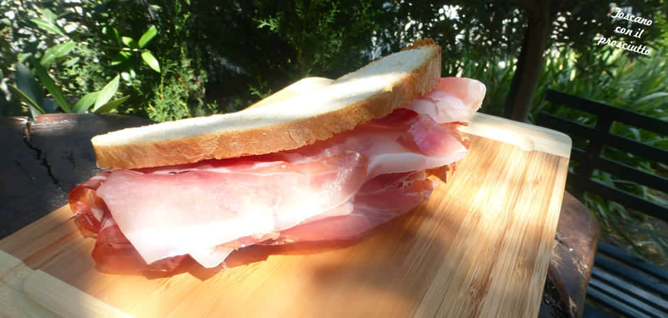 panino con il prosciutto